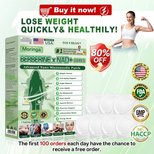 𝐏𝐡𝐲𝐬𝐢𝐜𝐢𝐚𝐧-𝐅𝐨𝐫𝐦𝐮𝐥𝐚𝐭𝐞𝐝 🇺🇸🛍️| 𝐒𝐨𝐥𝐯𝐢𝐫𝐨𝐧® 𝐌𝐨𝐫𝐢𝐧𝐠𝐚 𝐁𝐞𝐫𝐛𝐞𝐫𝐢𝐧𝐞 × 𝐍𝐀𝐃+ 𝟏𝟎-𝐢𝐧-𝟏 𝐀𝐝𝐯𝐚𝐧𝐜𝐞𝐝 𝐍𝐚𝐧𝐨 𝐌𝐢𝐜𝐫𝐨𝐧𝐞𝐞𝐝𝐥𝐞 𝐏𝐚𝐭𝐜𝐡 (𝐄𝐱𝐩𝐞𝐫𝐢𝐞𝐧𝐜𝐞 𝐕𝐢𝐬𝐢𝐛𝐥𝐞 𝟕-𝐃𝐚𝐲 𝐑𝐞𝐬𝐮𝐥𝐭𝐬)