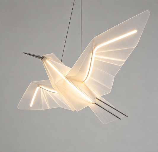Origami Bird Pendant Light