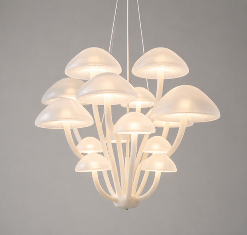 Mushroom Cluster Pendant Light