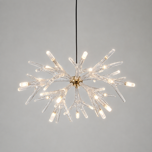 Crystal Branch Coral Chandelier