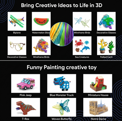 DoodleCraft 3D Printing Pen for Kids