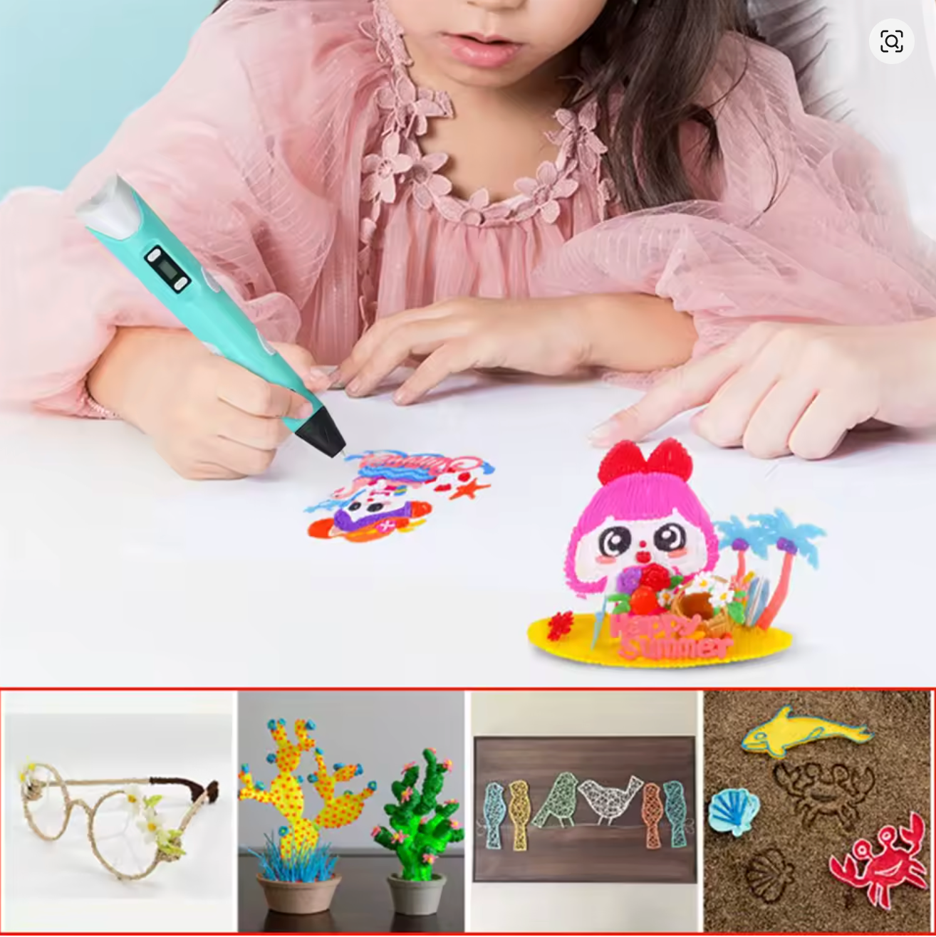 DoodleCraft 3D Printing Pen for Kids